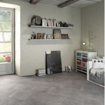 Proxi grey stone effect porcelain floor tiles