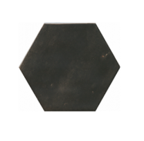 Bali Black Hexagon Glazed Ceramic 75x300mm Tile
