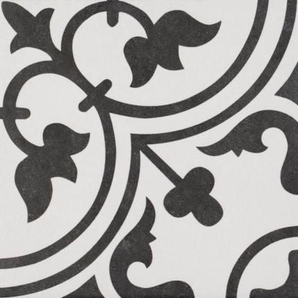 Continental Tiles Codicer Arte White Pattern Wall and Floor Tiles - 250x250mm