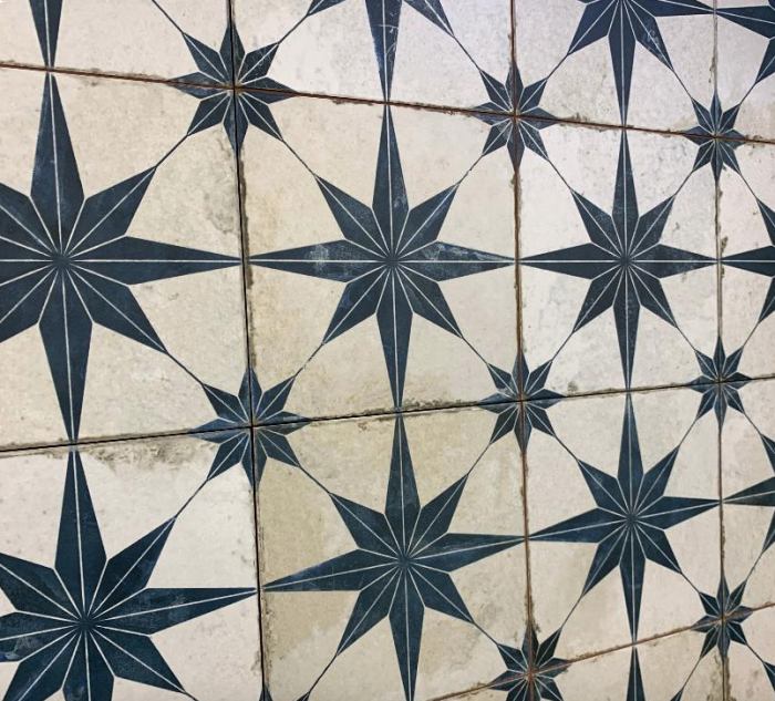 Cosmos Galaxy Blue Feature Wall and Floor Tiles 450x450