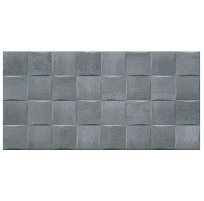 Keraben Tiles Barrington Art Graphite Ceramic Wall Tiles 50x25