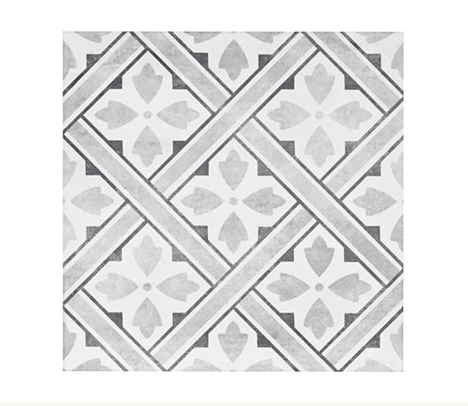 Impex Dmj Durham Grey Porcelain Patterned Wall And Floor Tiles 33x33 Mr Jones