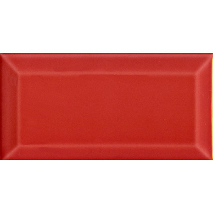 Liverpool Street 200x100mm Gloss Red Wall Tile