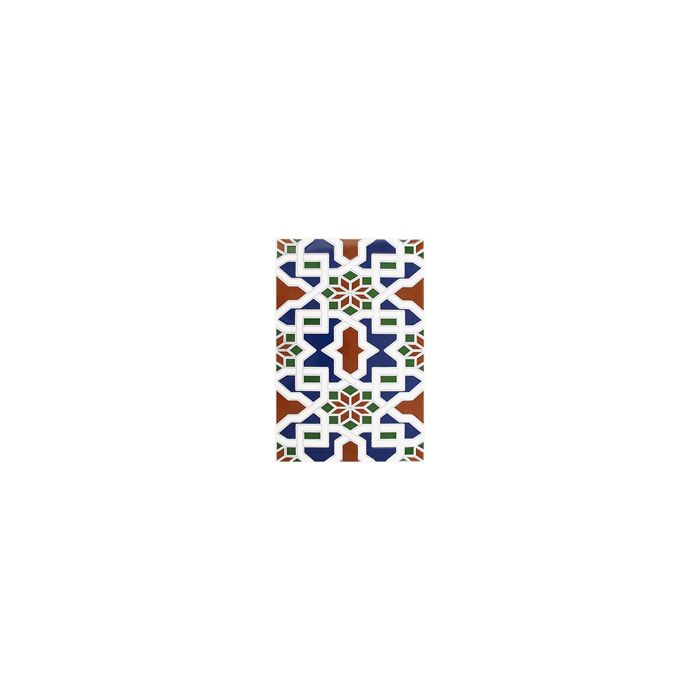 Zocalo Medina Azul Decorated Field Tile - 300x200mm