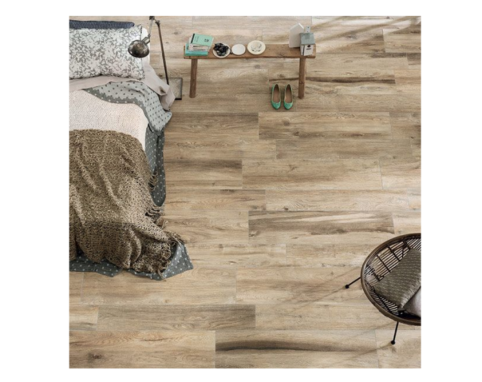 Continental Tiles Novabell My Space Cognac Natural Wood Effect Tiles 1200x200