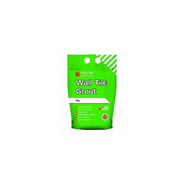 Norcros Adhesives Wall Tile Grout Creme 5kg x3