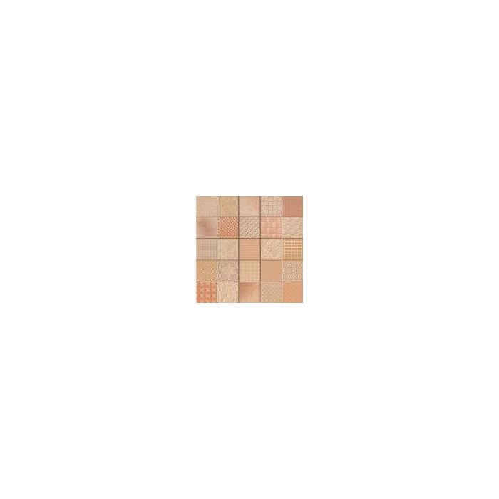 Patchwork Mosaic Effect Tiles Cardiff Caramelo Tile - 333x333mm