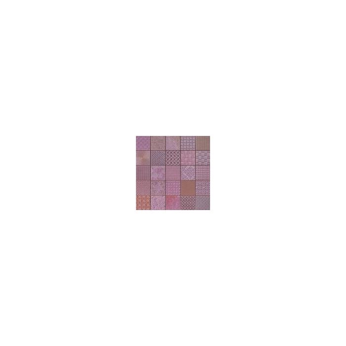 Patchwork Mosaic Effect Tiles Cardiff Lila Tile - 333x333mm