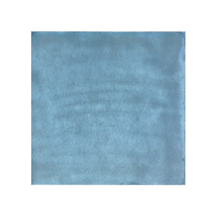 Lucy Bondi Blue Plain Tile - 150x150mm