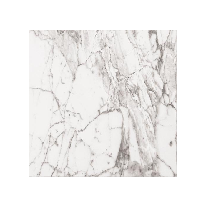 Arabescato Veined White Marble Effect Matt Tiles - 600x600mm