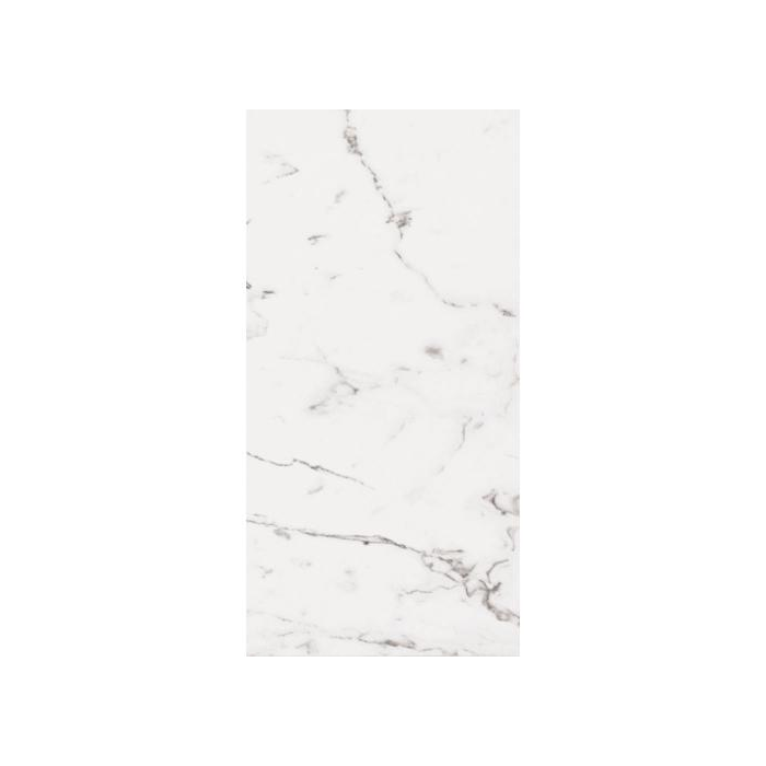 Arabescato Veined White Marble Effect Polished Tiles - 375x750mm