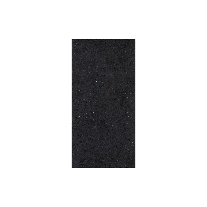 Starlight Black Polished Quartz Tile - 600x300mm