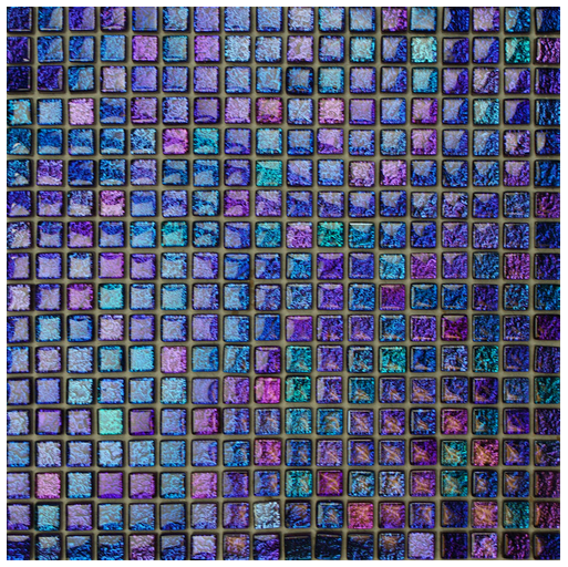 Romantic Chromatic Purple Haze Mosaic Tiles - 305x305mm