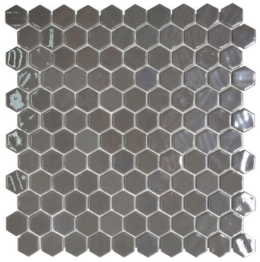 Hexagonal Mosaic Tiles Opalo Grey Tiles - 301x290mm