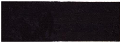 Rustico Metro 300x100 Negro Brillo Tiles