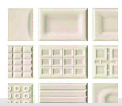 Cento per cento A gloss almond wall tiles