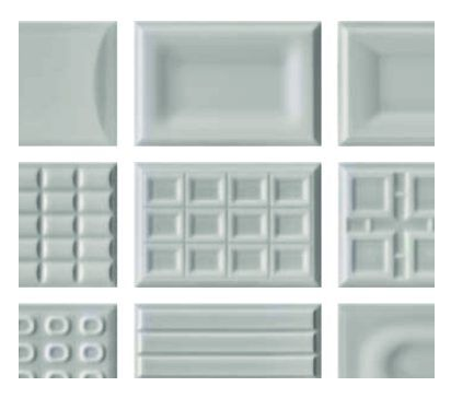 Cento per cento G gloss grey wall tiles