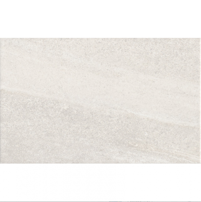 Fiji White Stone Effect Ceramic Bathroom Wall Tile L 400mm W 250mm