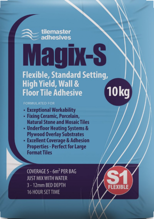 Tilemaster Magic-S White Wall And Floor Adhesive 10kg 