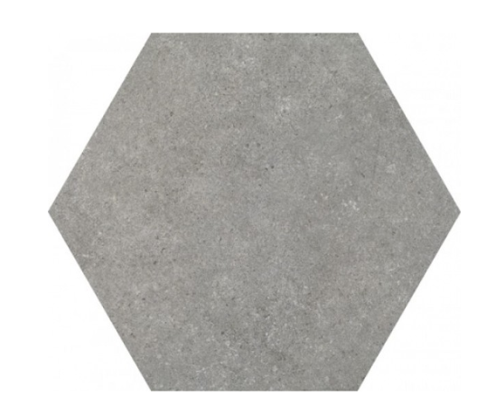 Traffic Grey Hexagonal 25cm Tiles 