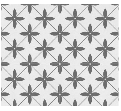 Continental Tiles Halcon Autograph Durham Grey Feature Walls And Floor Tiles 45x45