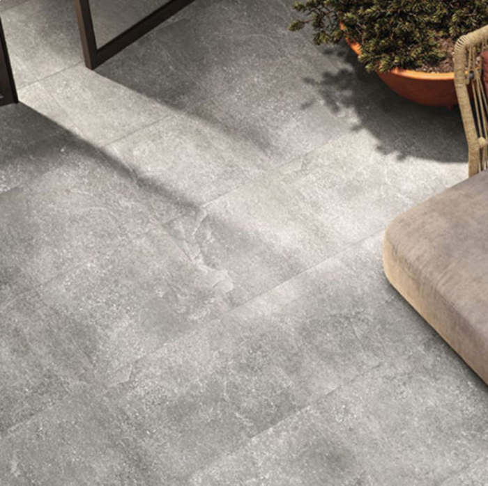 RAK Fashion Stone light grey natural  Porcelain Floor Tiles 60x60