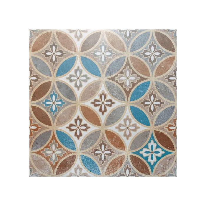 Moresque Encaustic Effect Naklo Belli Tile - 450x450mm