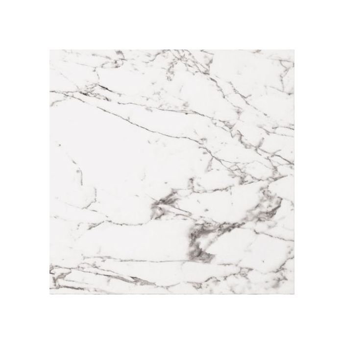 Arabescato Veined White Marble Effect Polished Tiles - 600x600mm