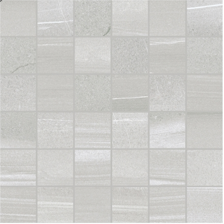 Linear Grey Mosaic Tile - 50x50mm (Sheetsize 300x300mm)