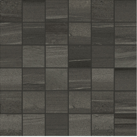Linear Anthracite Mosaic Tile - 50x50mm (Sheetsize 300x300mm)