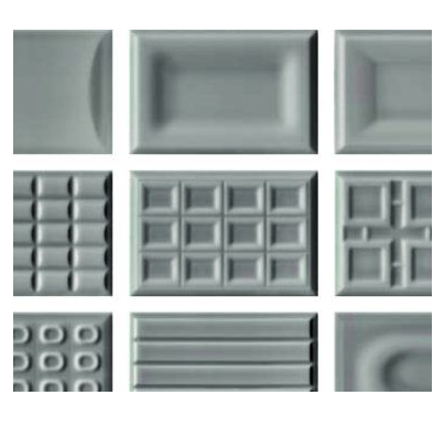 Cento per cento DG gloss dark grey wall tiles