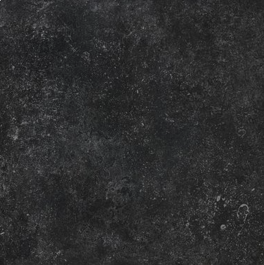 RAK Fashion Stone Black Lappato Matt Porcelain 75x75 Tiles