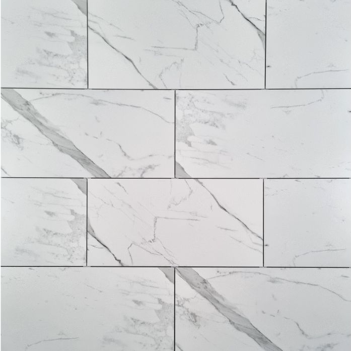 Regal Snow Matt White Porcelain 30X60cm Kitchen Bathroom Wall And Floor Tiles
