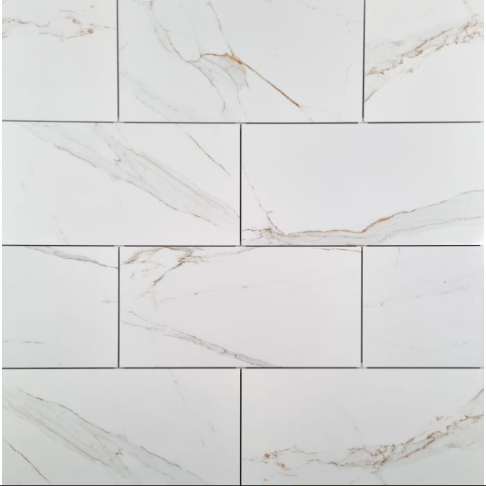 Rich White Glossy Porcelain 30X60cm Kitchen Bathroom Wall Floor Tiles