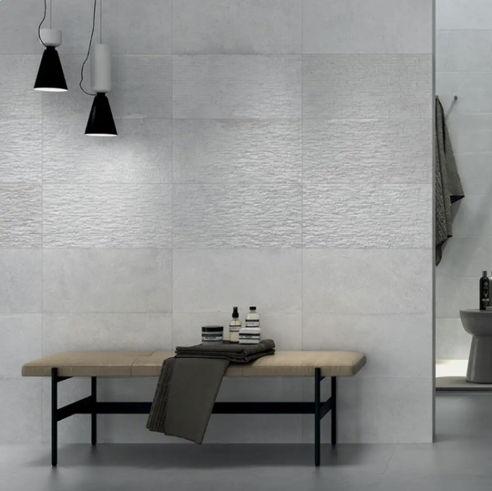 Knole White Tile - 600x300mm